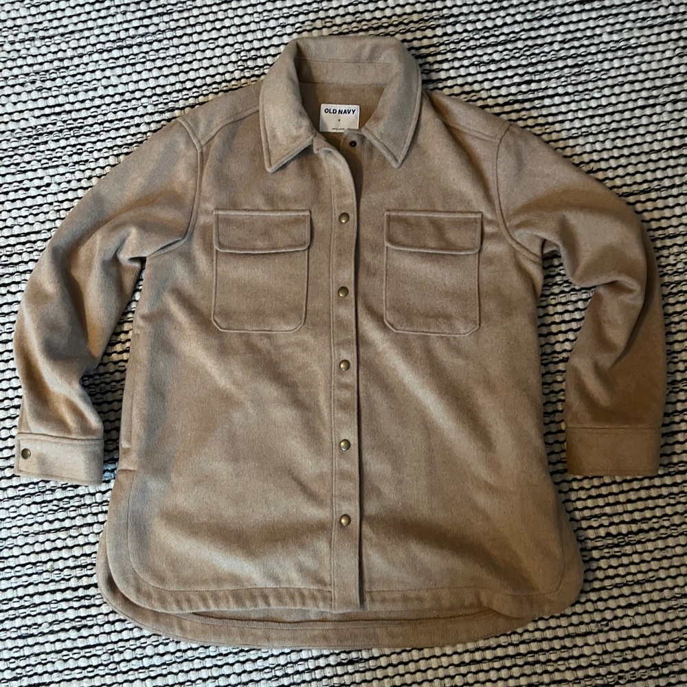 Old Navy Utility Jacket in Warm Brown